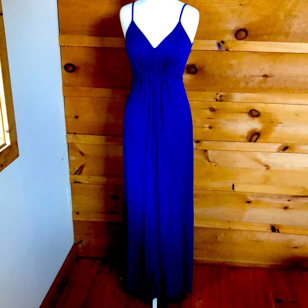 Violet dress floor length